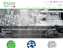 Tablet Screenshot of molteniinformatica.com